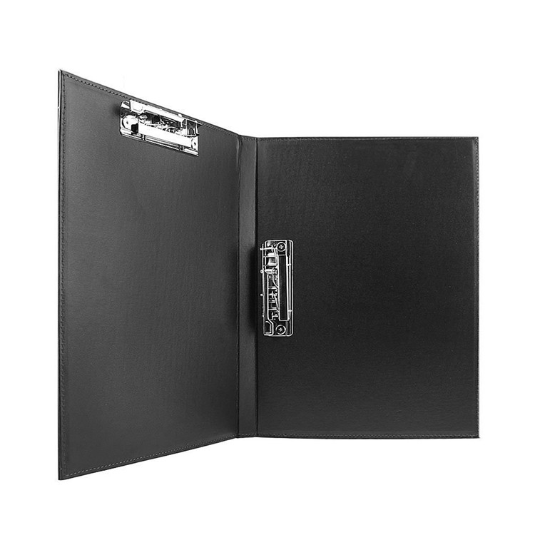 Buy cheap Leather A4 lever arch File cover Clipboard paper Documents storage Folders double Binder Clip Portfolio PU Drawing Folde from wholesalers