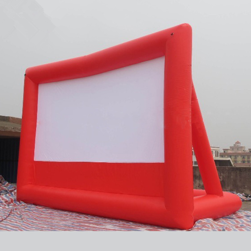 Buy cheap 1 Year Warranty Red / Black Inflatable Movie Screen Fireproof For Play Movies product