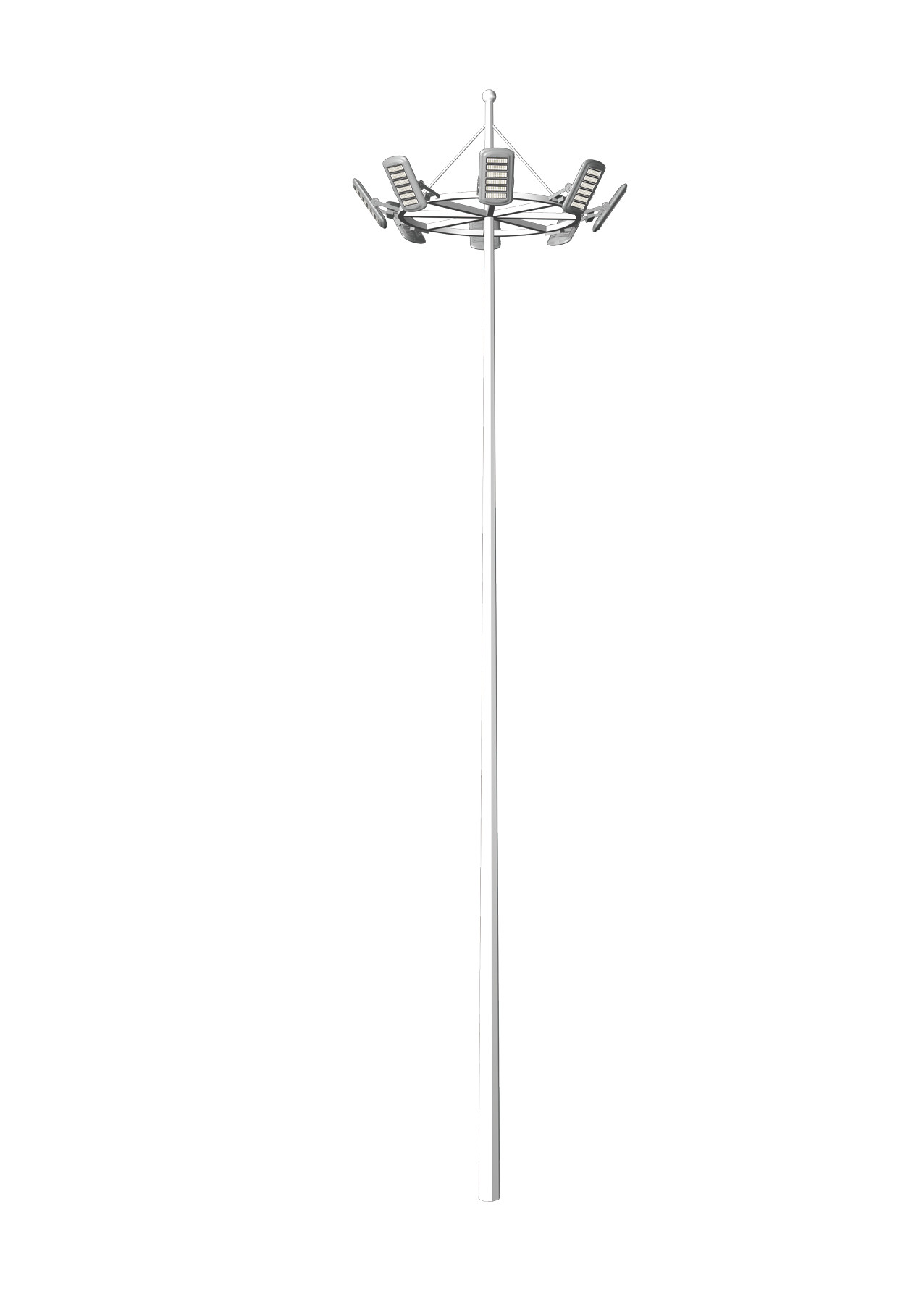 Buy cheap IP65  High Mast LED Street Light 120w Led Solar Street Light Lamp from wholesalers