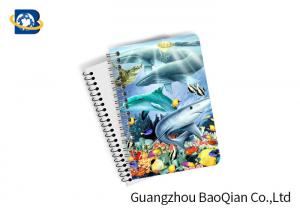Buy cheap Eco Friendly Paper 3D Lenticular Notebook Ocean / Animal Pattern With Spiral product