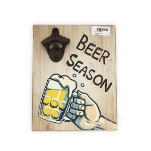 Buy cheap ODM Wall Hanging Bottle Opener Vintage Style Decorative Wooden product