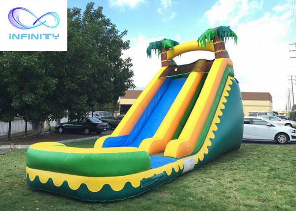 2021 Commercial Kids Jumping jungle slide Inflatable Water Slide For sale