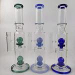 Buy cheap 14Inch Glass Smoking Pipe 5mm Glass Beaker With Ice Cather Hookah from wholesalers