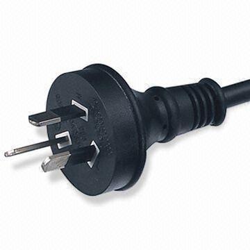 Buy cheap Australian Power Cord with 10A Plug and Socket 240V, SAA-approved from wholesalers