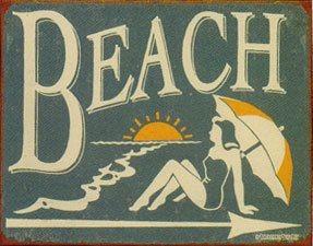 Buy cheap Beach Style Vintage Metal House Number Plaque , Portable Metal Tin Signs product