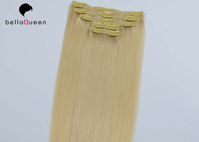 Buy cheap Unprocessed raw clip in hair extensions human hair , Grade 7a virgin hair product