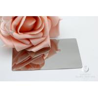 Buy cheap High Gloss Plain  Waterproof   Mirror Business Cards  Metal Stainless Steel Engraved product