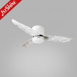 Buy cheap 3 ABS Blades Decorative Low Floor Flush Mount Ceiling Fan With Light from wholesalers