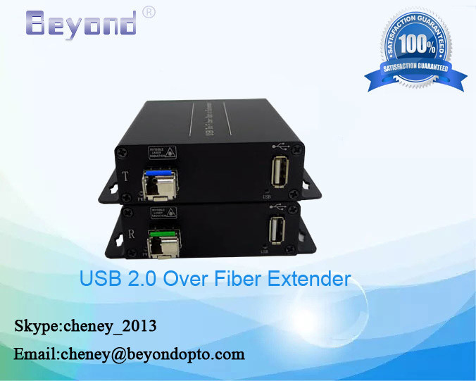 Buy cheap Long range USB2.0 fiber extender,USB2.0 to fiber converter for 5KM,USB2.0 video to fiber converter from wholesalers