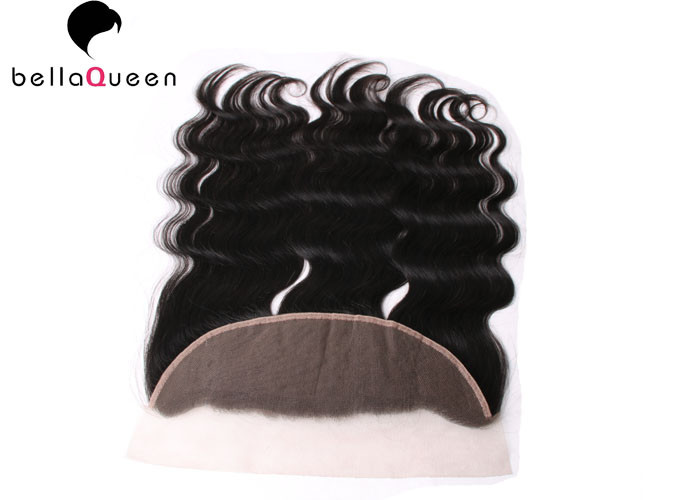 Buy cheap Deep Wave Lace Frontal 13*4 Brazilian Hair Invisible Part Closure product