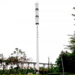 Buy cheap 15 Mtr Guyed Mast Tubular Steel Pole Telecommunication Antenna Pipe Tower from wholesalers