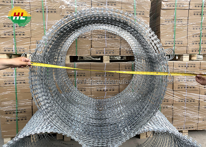 Buy cheap 900mm Razor Barbed Wire Fence Heavy Galvanized for Barrier Safety from wholesalers