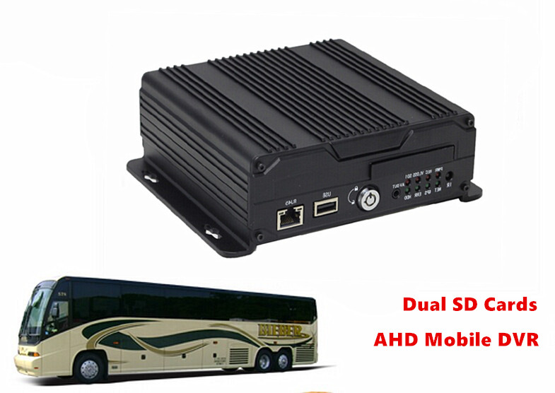 Buy cheap Live View Video Dual SD Card Mobile DVR 4G GPS WIFI 4CH AHD 720P Recording from wholesalers
