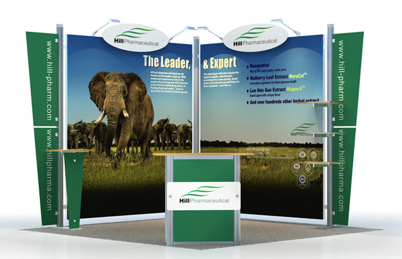 Buy cheap Lightweight Exhibit Booth Displays , Trade Show Display System Exhibition Stand from wholesalers