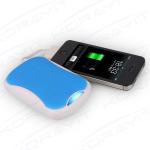 Buy cheap 5000mAh Plastic Portable Power Bank, Built-in Charging Lines Polymer Battery Phone Charger from wholesalers