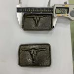 Buy cheap Bull Head Belt Buckle Hardware Anti Scratched Normal Plating from wholesalers