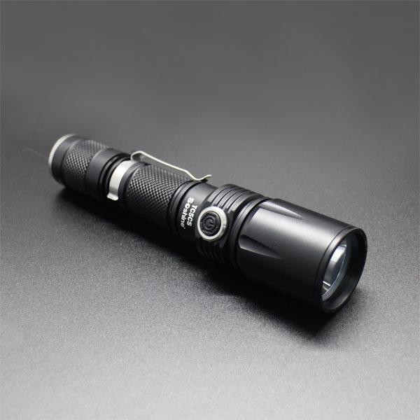 Buy cheap Soshine TC5CS LED 960lm 4-Mode White Control Tactical Flashlight - Black (1 x 18650) product
