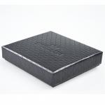 Buy cheap Black 2cm Mailer Gift Box Grid Paper Embossed Logo Watch Packaing With Paper Card Cloth from wholesalers