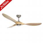 Buy cheap ETL 3 Solid Wood Blades Ceiling Ventilation Fan With Remote Control from wholesalers