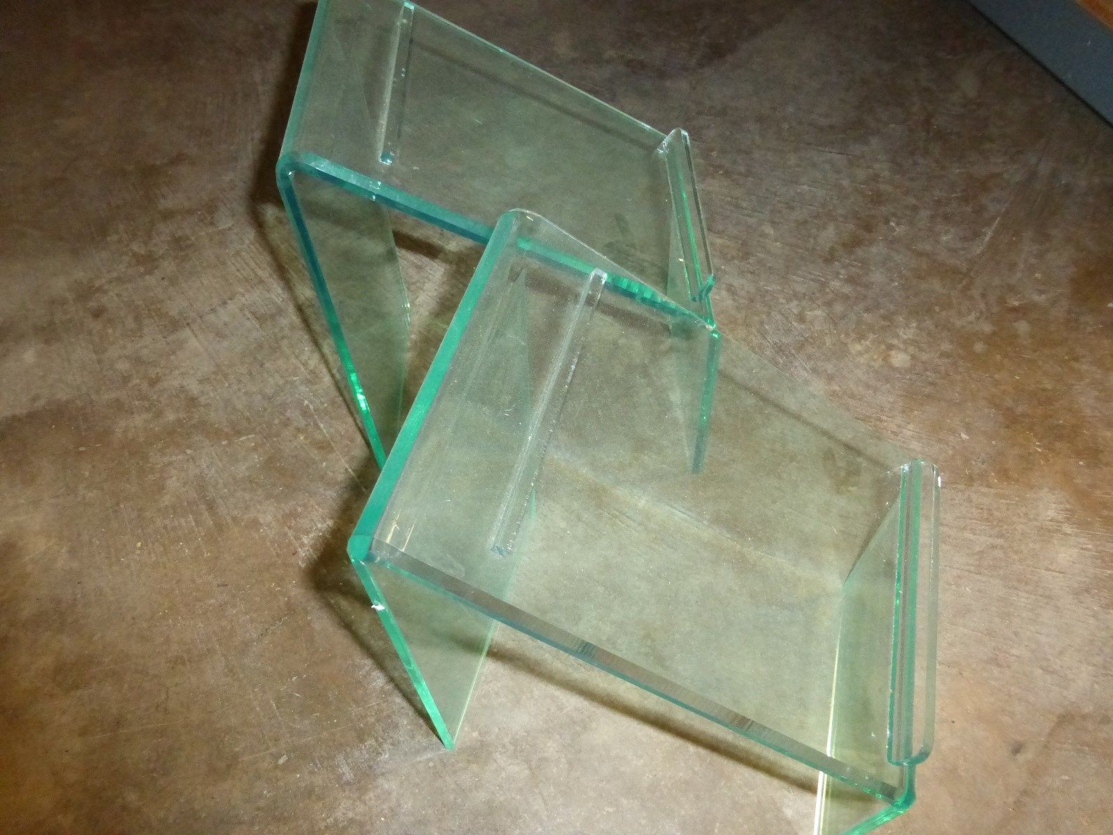 Buy cheap Acrylic Shoe Displays Risers Lot of 3 Retail Shop Counter-Top Stands from wholesalers
