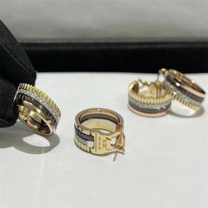 Buy cheap Custom VVS Diamond High End Gold Earrings Round Cut Gold Diamond Jewelry product
