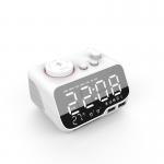 Buy cheap Mirror LCD Display Portable Alarm Clock Radio With Bluetooth TF Card from wholesalers