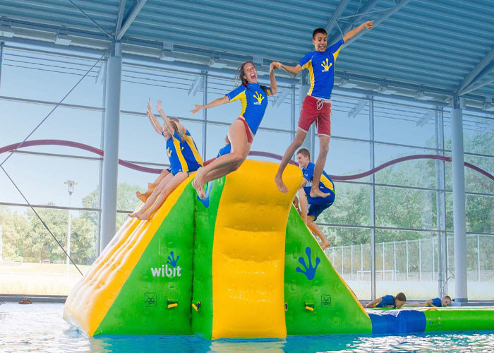 Buy cheap Customized  PVC Tarpaulin Inflatable Aqua Fun Park Games For Lake from wholesalers