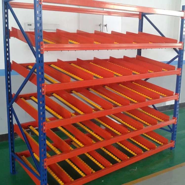 Buy cheap 2.5 Tons Racks Carton Flow Orange 75mm Gravity Flow Rack In Warehouse product