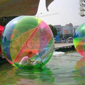 Buy cheap Colorful Transparent Inflatable Walking Ball For Water Amusement Park product