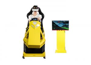 Buy cheap Manual Operation VR Race car simulator Different Maps High Resolution VR Headset product