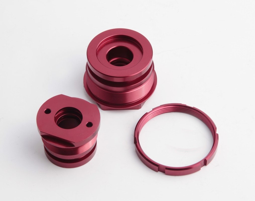 Buy cheap Red Anodized Tapping Wire EDM CNC Turning Services For Suspension Parts from wholesalers