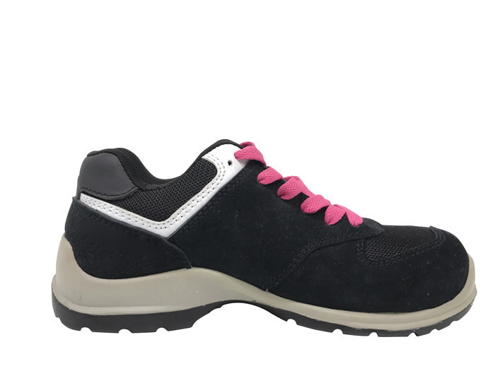 Buy cheap Logo Stitched Ladies Safety Shoes Foam Counter With Bright Color Lace product