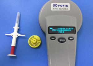 Buy cheap Livestock Management RFID Handheld Scanner / Reader For Animal Identification product