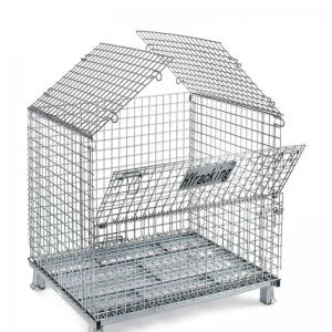 Buy cheap SGS Supermarket Wire Mesh Security Cage 0.8 Tons Heavy Duty Wire Container product