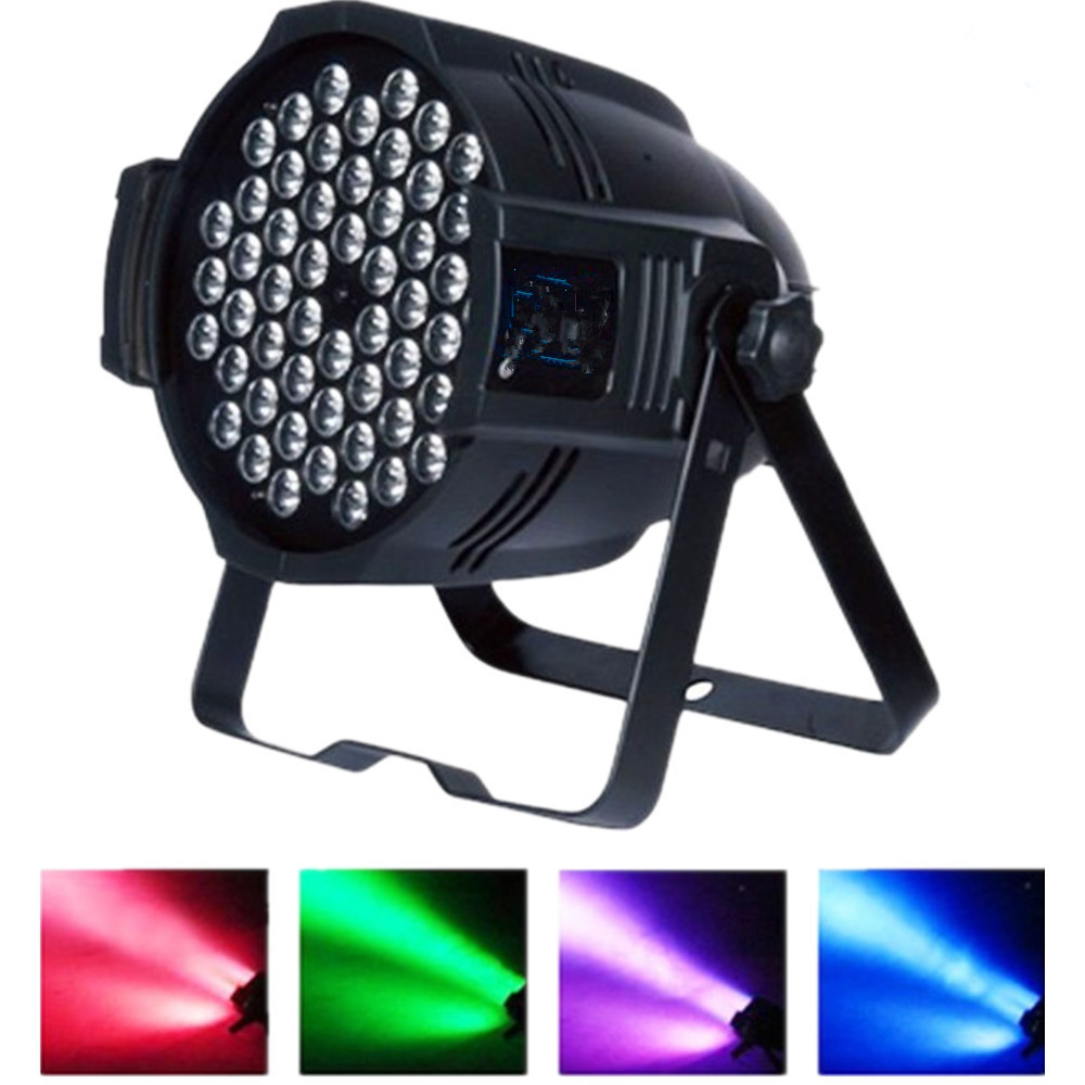 Buy cheap Mute Fan Cooling RGBW LED Stage Light 54 LEDs Party Club Disco Wedding Light Sound Activated DMX512 from wholesalers