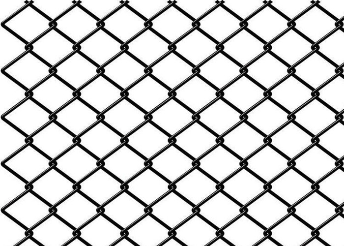 Buy cheap Black PVC Coated Diamond Chain Link Fence from wholesalers