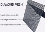 Buy cheap Light Grey 2m Ss304 Ss316l Stainless Steel Diamond Wire Mesh Netting Bullet Proof from wholesalers