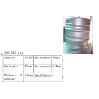 Buy cheap TIG Welding Food Grade 30l Beer Keg With Stackable Feature Long Using Life product