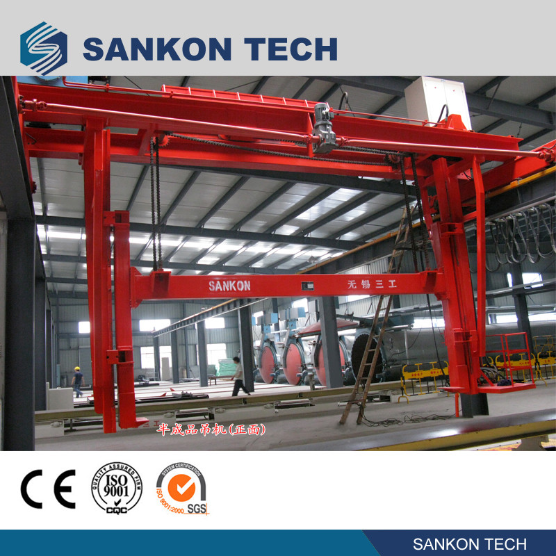 Buy cheap SANKON 380V Overturn Sling AAC Block Production Line from wholesalers