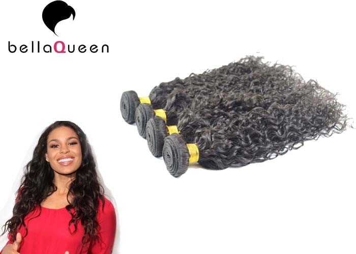 Buy cheap Natural Black Natural Wave Tangle And Shed Free Human Hair Wefts product