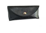 Buy cheap Vintage Leather Sunglasses Case With  Button/ Pouch Bag For Reading Glasses from wholesalers