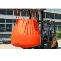 Buy cheap Waterproof Orange PVC Recycled Jumbo Bag Storing Hazardous And Corrosive Products product