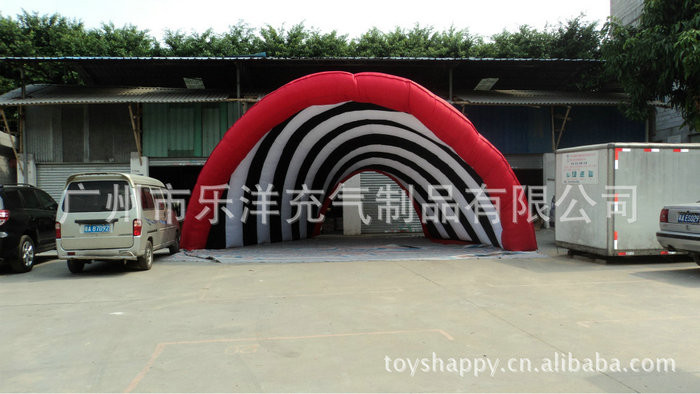 Buy cheap Casual Celebration Lighting Giant Inflatable Party Tent Red , Inflatable Yard Tent Factory product