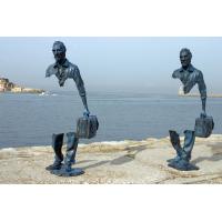 Buy cheap Famous Casting Traveler Design Bronze Statue , Bronze Figurines Custom Size product