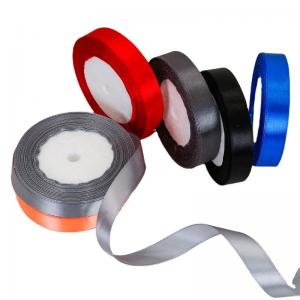 Buy cheap Factory Wholesale Custom 100% Polyester Satin Ribbon Single Faced 3/4" Sanding Ribbon product
