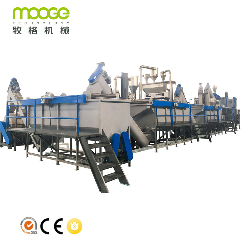 Buy cheap 2000kg/H PET Bottle Washing Recycling Line In Algeria 400kw Flakes Washing Line from wholesalers