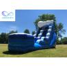 Buy cheap Commercial 6.5 Meters High Blue Wavy Inflatable Water Slide For Outdoor Summer Fun from wholesalers
