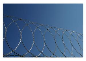 Buy cheap Flat Wrap Coiled Razor Wire Hdg Hot Dipped Galvanized For Security Barrier product