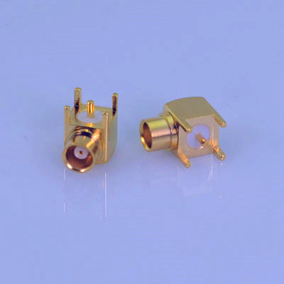 Buy cheap rf coaxial connector mcx female connector for pcb , right angle from wholesalers