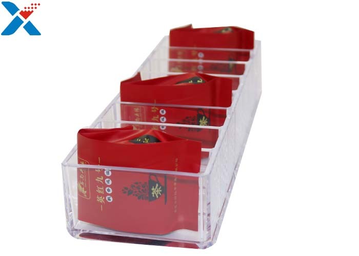Buy cheap Customized Acrylic Makeup Organiser For Tea Storage Box / Coffee Holder product